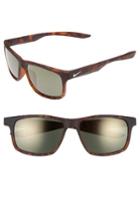 Men's Nike Essential Chaser 59mm Reflective Sunglasses - Matte Tortoise