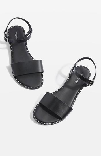 Women's Topshop Holland Sandal .5us / 36eu - Black