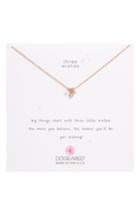 Women's Dogeared Three Wishes Cluster Charm Pendant Necklace