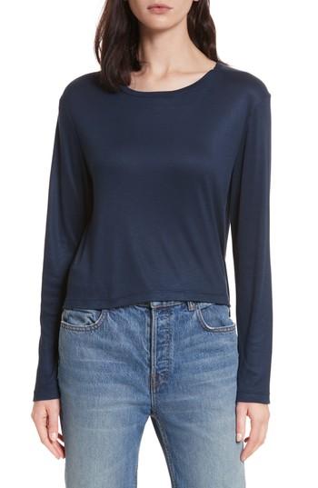 Women's Twenty Willow Shine Jersey Open Back Top - Blue