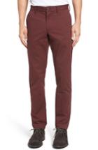 Men's Nordstrom Men's Shop Ballard Slim Fit Stretch Chinos X 34 - Burgundy