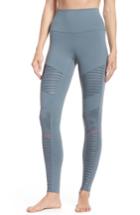 Women's Alo High Waist Moto Leggings - Blue/green