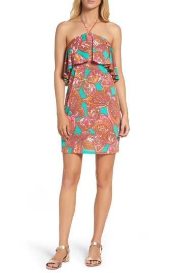 Women's Trina Trina Turk Parocela Popover Halter Dress