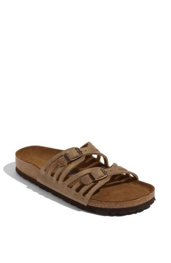 Women's Birkenstock Granada Soft Footbed Oiled Leather Sandal -6.5us / 37eu B - Brown