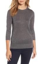 Women's Halogen Shimmer Sweater - Grey