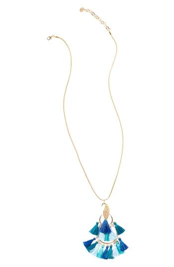 Women's Lilly Pulitzer Nome De Plume Tassel Pendant Necklace