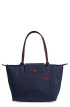 Longchamp Le Pliage Club Medium Shoulder Tote - Blue