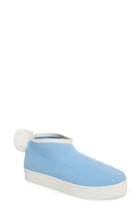 Women's Opening Ceremony Bobby Sock Pompom Knit Sneaker Eu - Blue