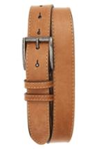 Men's Torino Belts Waxed Horsehide Leather Belt - Tan