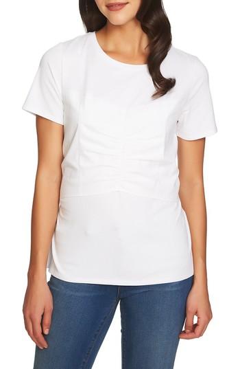 Women's 1.state Corset Detail Tee, Size - White