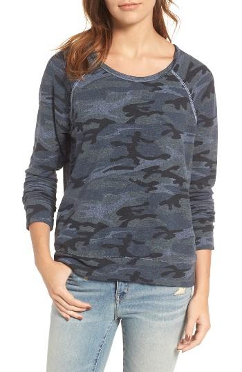 Women's Sundry Camo Crop Pullover