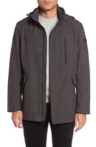 Men's Tumi Understated Commuter Water-resistant Jacket With Removable Hood, Size - Grey