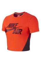 Women's Nike Sportswear Stretch Jersey Crop Top - Orange