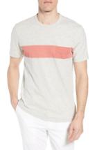 Men's Faherty Chest Stripe Pocket T-shirt - Grey