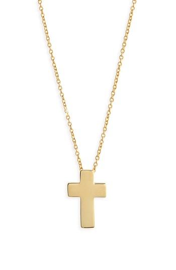 Women's Roberto Coin Gold Cross Necklace