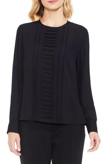 Women's Vince Camuto Pintuck Blouse - Black