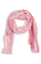 Women's Nordstrom Ombre Stripe Scarf, Size - Pink
