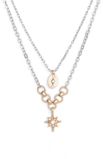 Women's Treasure & Bond Two-layer Star Pendant Necklace