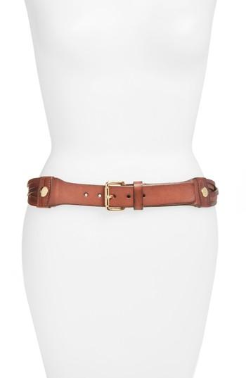 Women's Elise M. Hunter Twisted Leather Hip Belt - Capp
