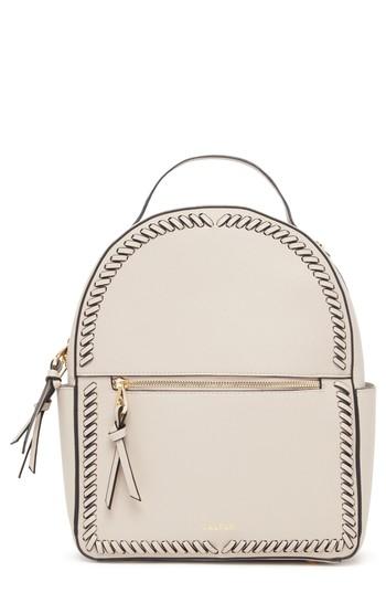 Calpak Kaya Faux Leather Round Backpack - Beige
