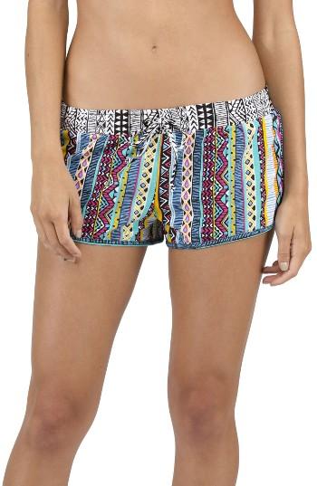 Women's Volcom Locals Print Board Shorts