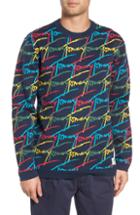 Men's Tommy Jeans Tjm Signature Sweater, Size - Blue