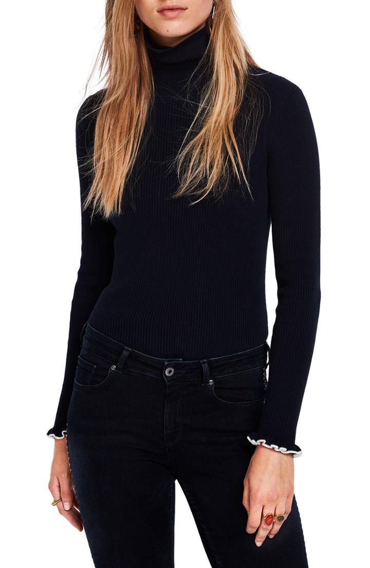 Women's Scotch & Soda Knit Turtleneck - Blue