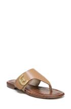Women's Sam Edelman Barry V-strap Thong Sandal M - Beige