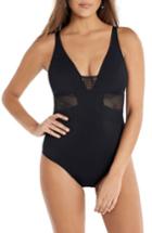 Women's Amoressa Hustle Margaux One-piece Swimsuit - Black
