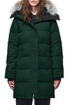 Women's Canada Goose Shelburne Genuine Coyote Fur Trim Down Parka (14-16) - Grey