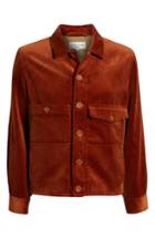Men's Ymc Pinkley 2 Corduroy Chore Jacket - Red