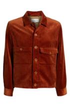 Men's Ymc Pinkley 2 Corduroy Chore Jacket - Red
