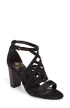 Women's Isola Despina Cutout Ankle Strap Sandal .5 M - Black