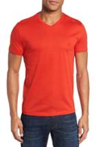 Men's Vilebrequin Classic Fit V-neck T-shirt, Size - Red