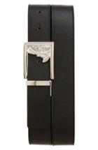 Men's Versace Collection Leather Belt 0 Eu - Black