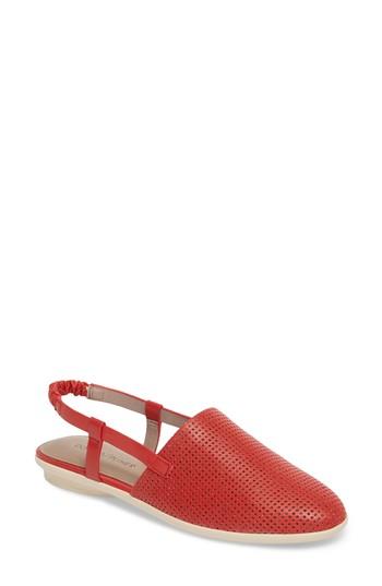 Women's Donald J Pliner Maci Slingback Flat M - Red