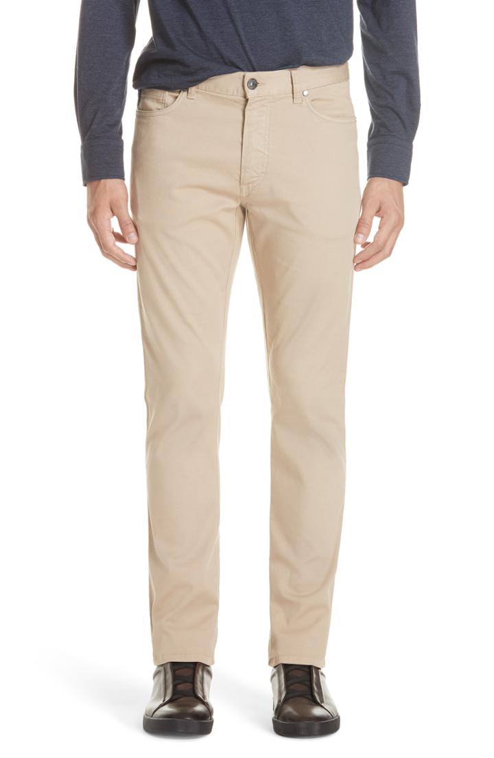 Men's Ermenegildo Zegna Stretch Cotton Five Pocket Pants