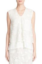Women's Grey Jason Wu Embroidered Lace Top