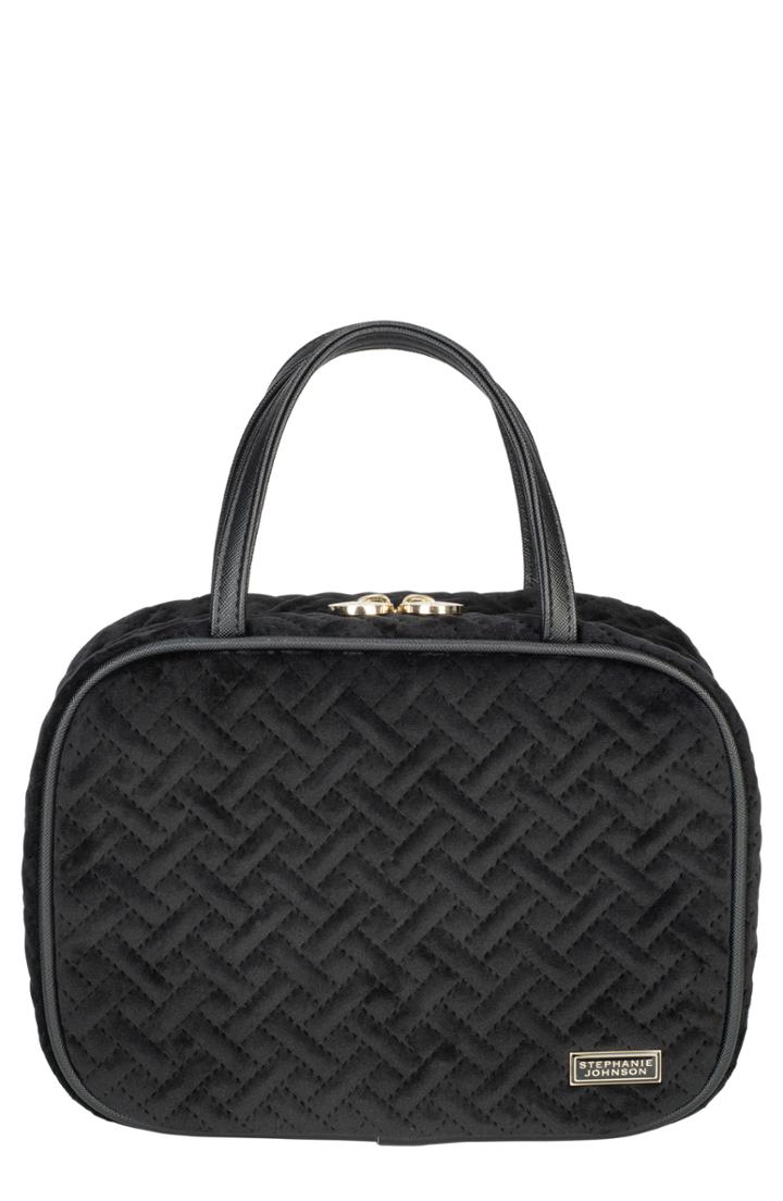Stephanie Johnson Milan Black Ml Traveler Cosmetics Case, Size - Milan Black