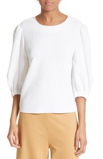 Women's Tibi Strap Detail Twill Top