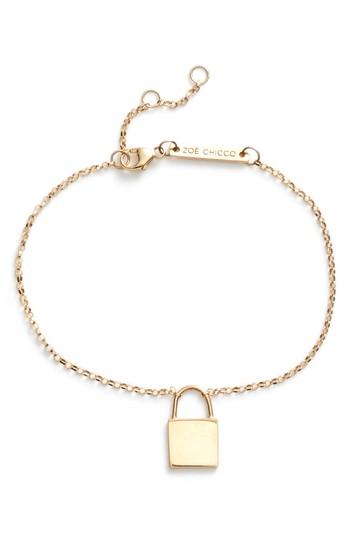 Women's Zoe Chicco Small Padlock Bracelet