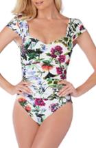 Women's Becca Color Play High Leg One-piece Swimsuit