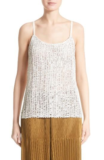 Women's Simon Miller Perforated Leather Top