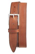 Men's Martin Dingman Walton Leather Belt - Chestnut