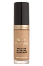 Too Faced Born This Way Super Coverage Multi-use Sculpting Concealer .5 Oz - Honey