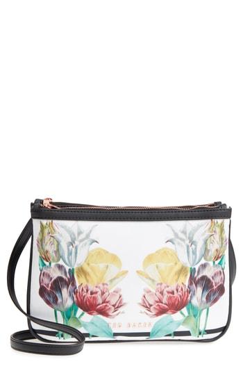 Ted Baker London Tranquility Gardina Crossbody Bag - White
