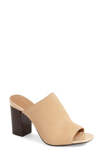 Women's Calvin Klein 'cice' Mule Sandal M - White