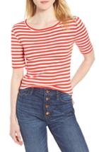 Women's J.crew New Perfect Fit Tee - Red