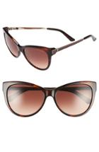 Women's Ted Baker London 57mm Cat Eye Sunglasses - Tortoise