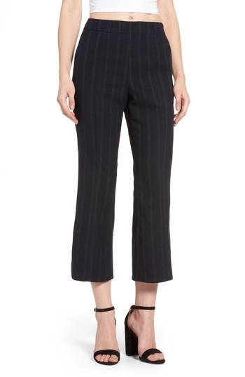 Women's Leith Crop Flare Pants, Size - Blue